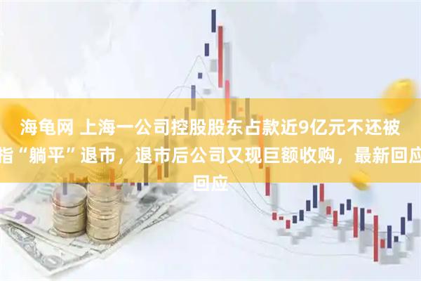 海龟网 上海一公司控股股东占款近9亿元不还被指“躺平”退市，退市后公司又现巨额收购，最新回应